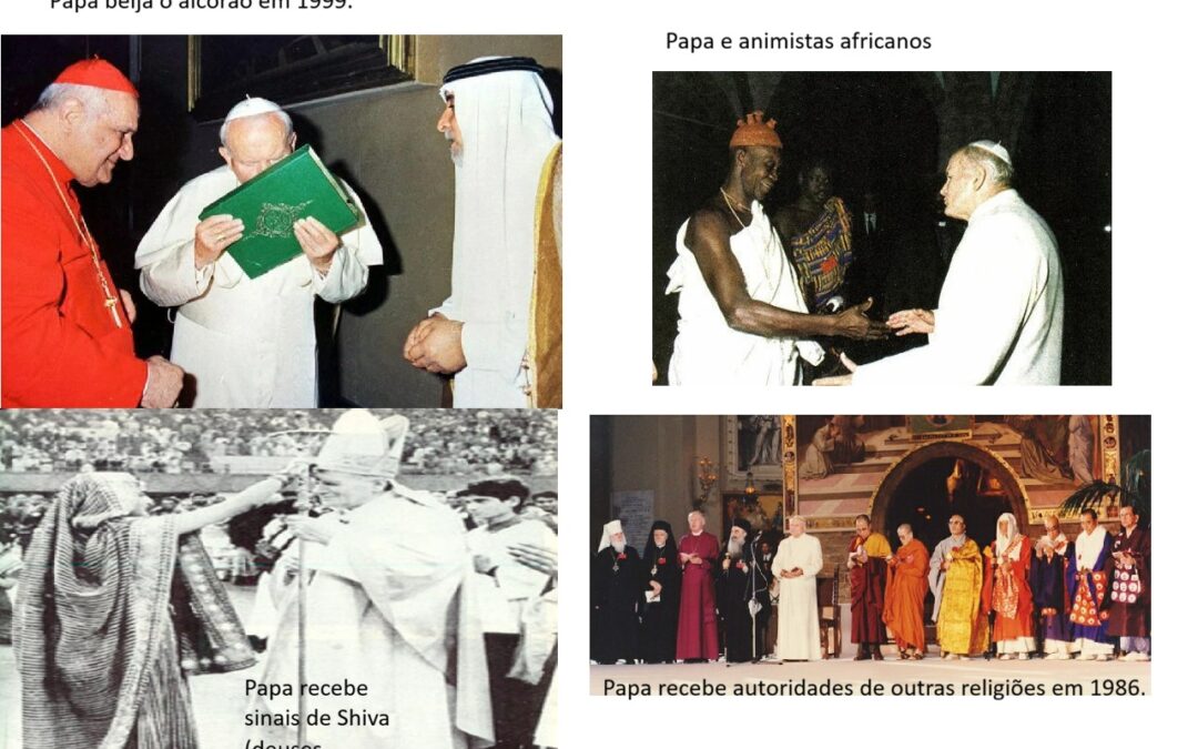 Sobre os Papas e suas relações com outras religiões (o que não é bíblico)